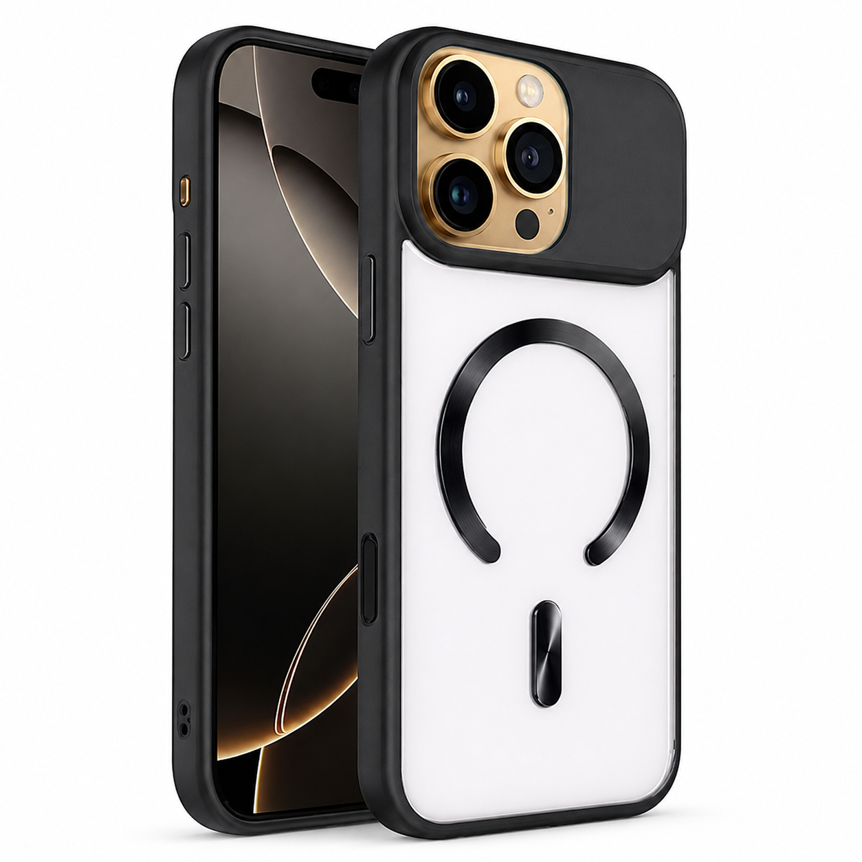 Black MagSafe Artic Mist Case for Apple iPhone 16 Pro Max
