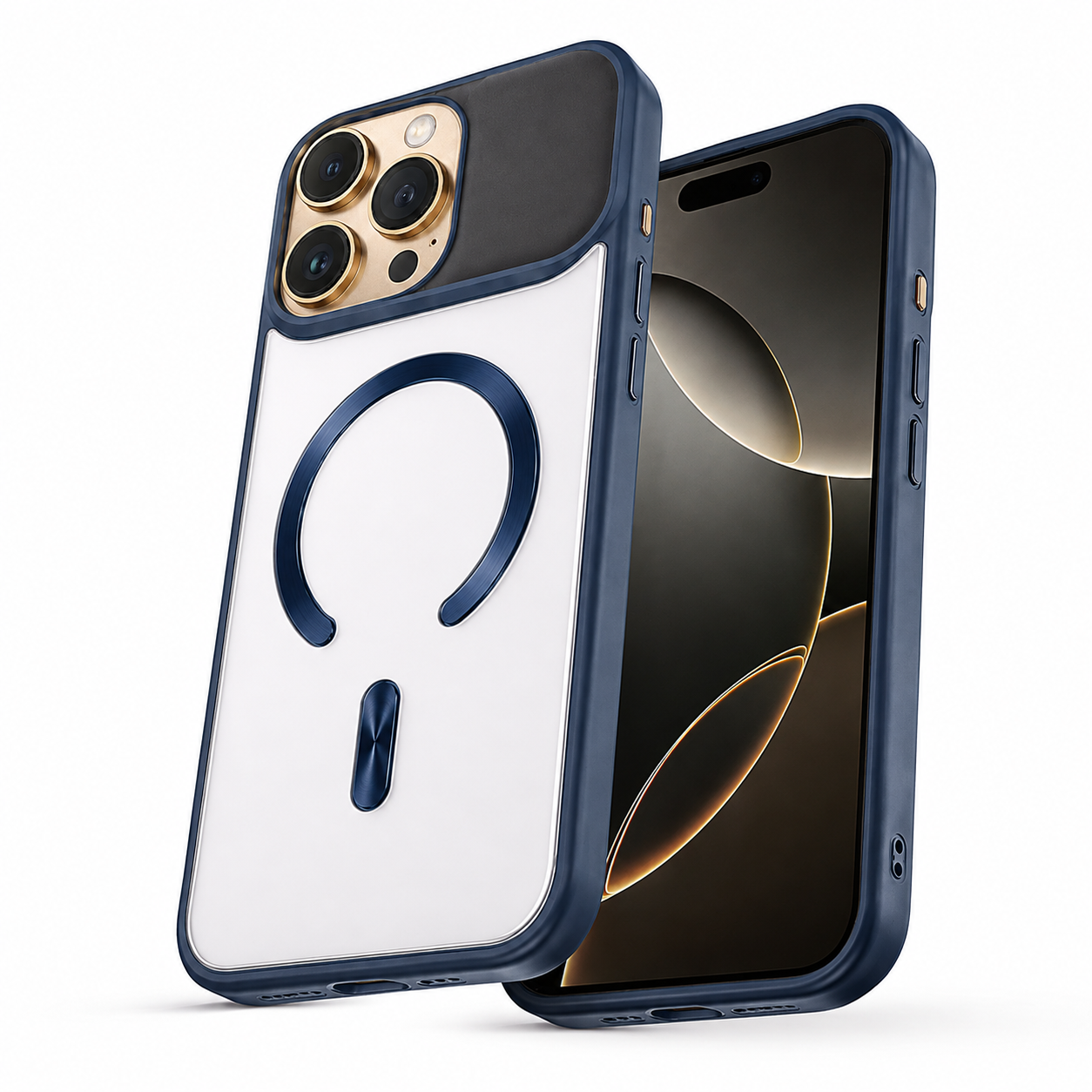 Blue Artic Mist protective phone cover for Apple iPhone 16 Pro Max
