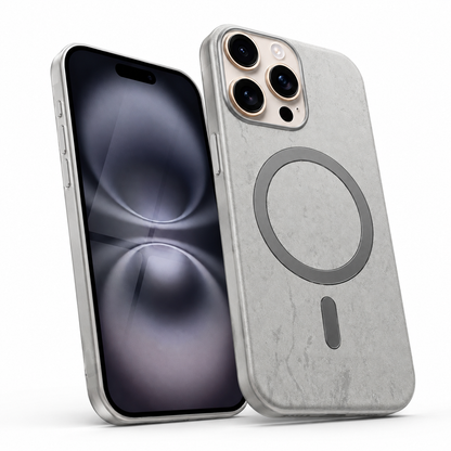 Grey Plush protective phone cover for Apple iPhone 16 Pro Max
