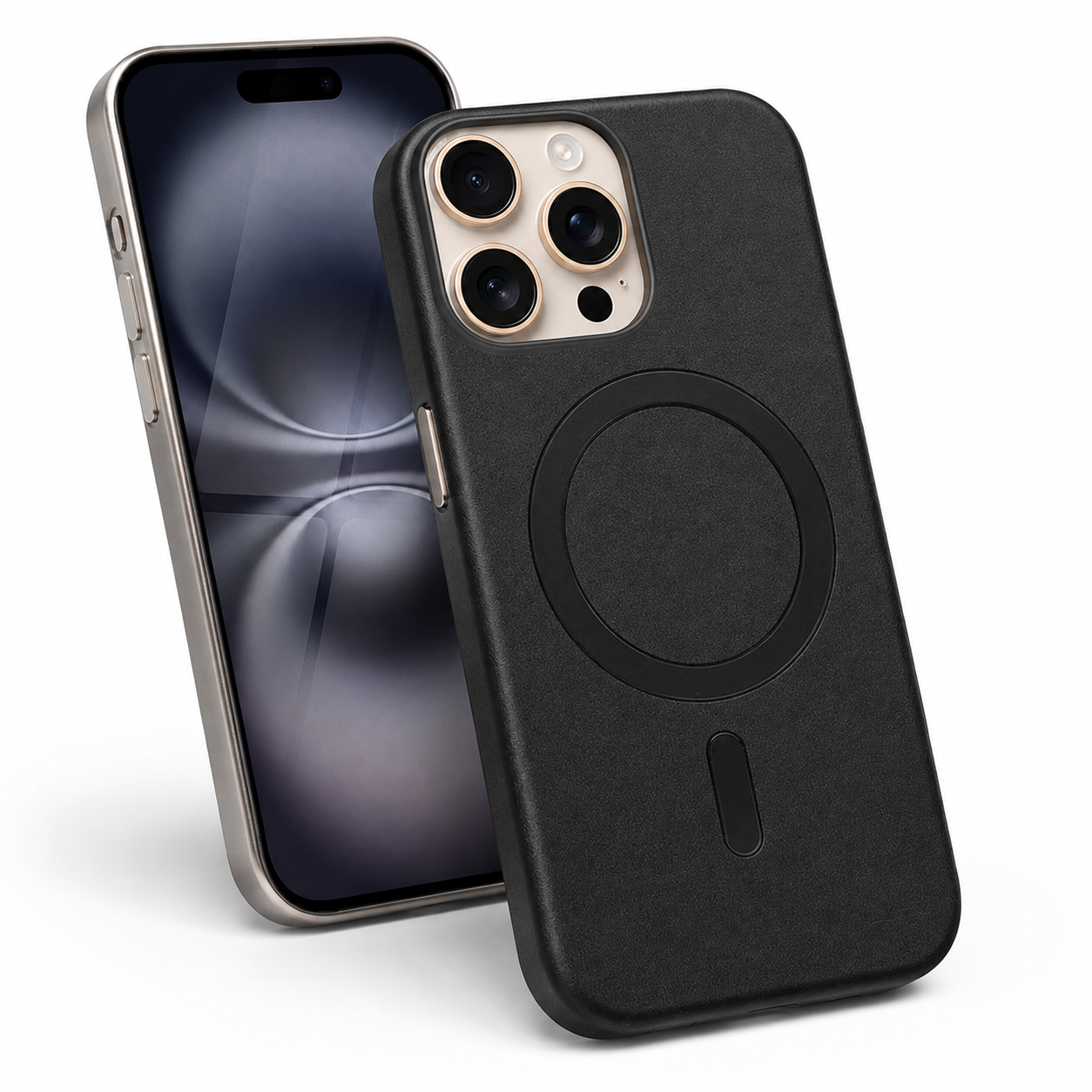 Durable phone cases Canada – Black MagSafe Plush case
