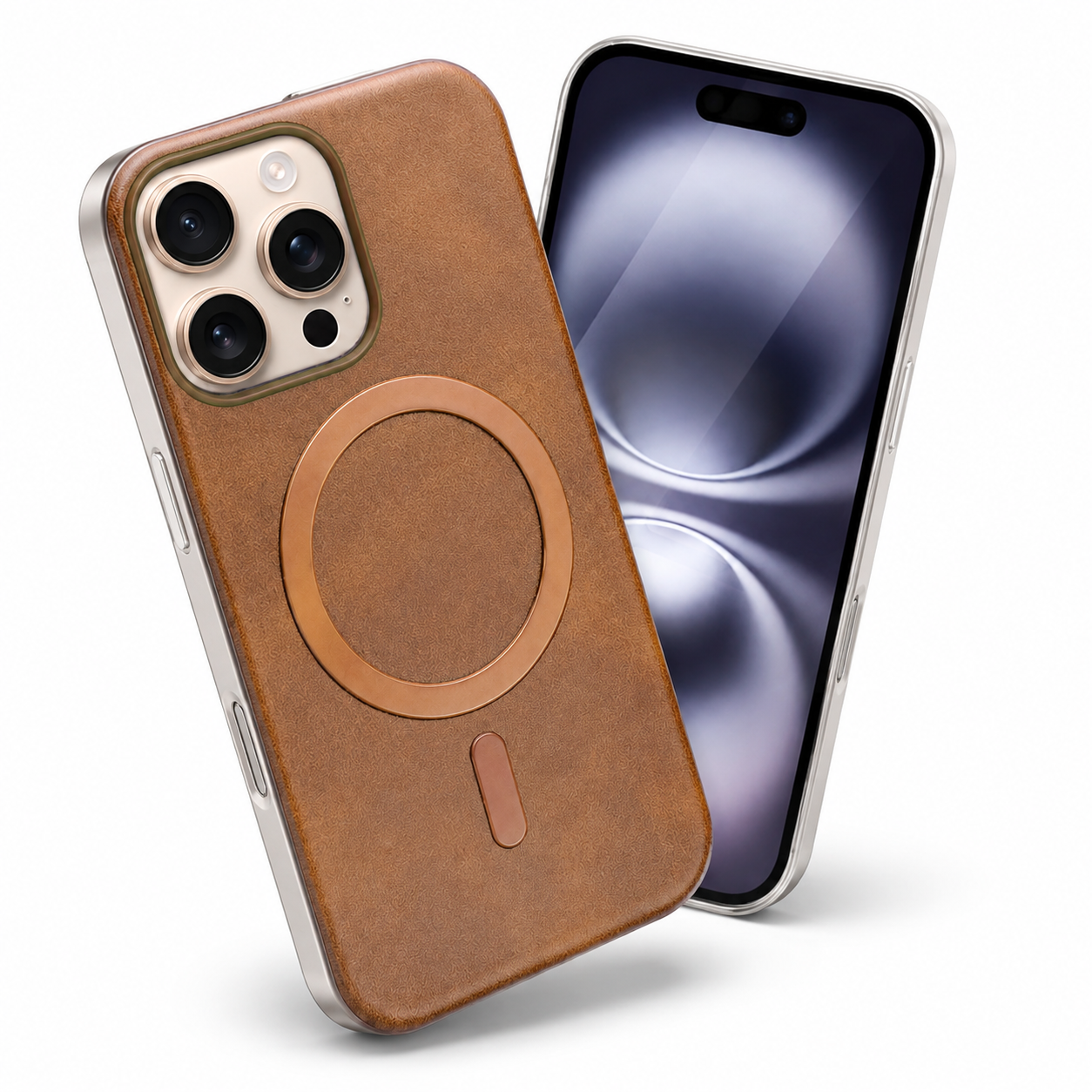 Brown iPhone 16 Pro Max case Canada with premium MagSafe protection
