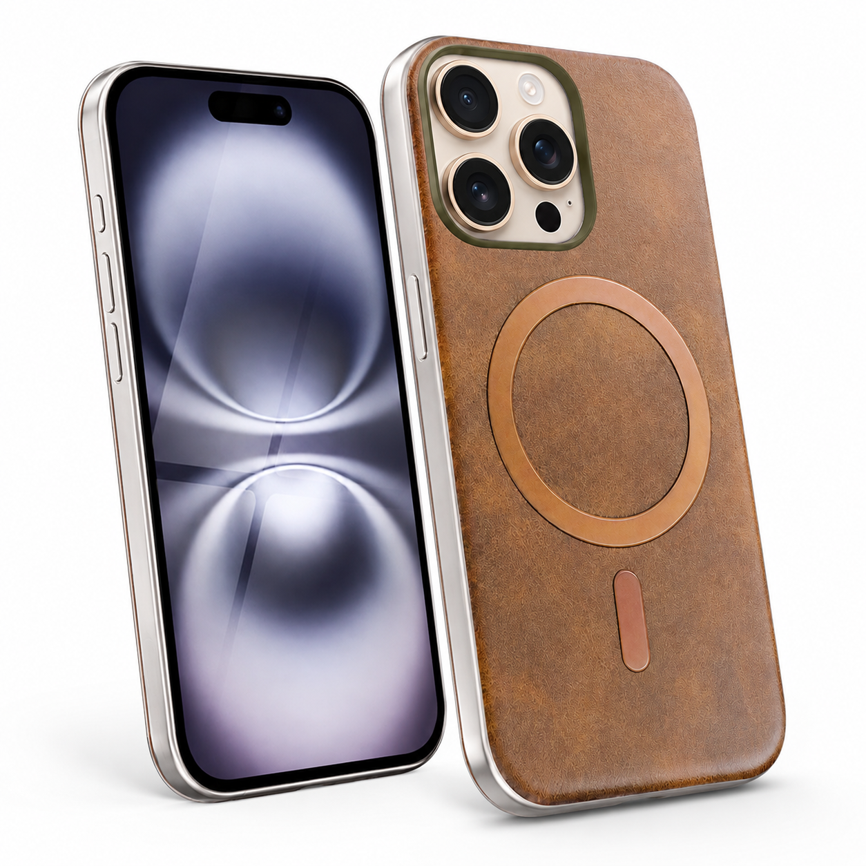 Buy mobile covers online Canada – Brown MagSafe Plush case
