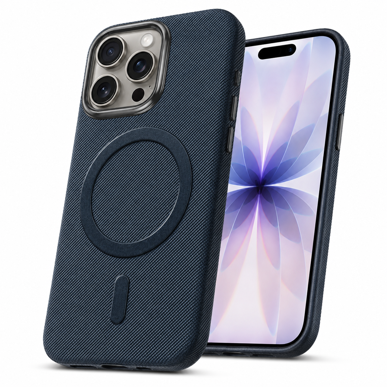 Dark Blue iPhone 16 Pro Max case Canada with premium MagSafe protection
