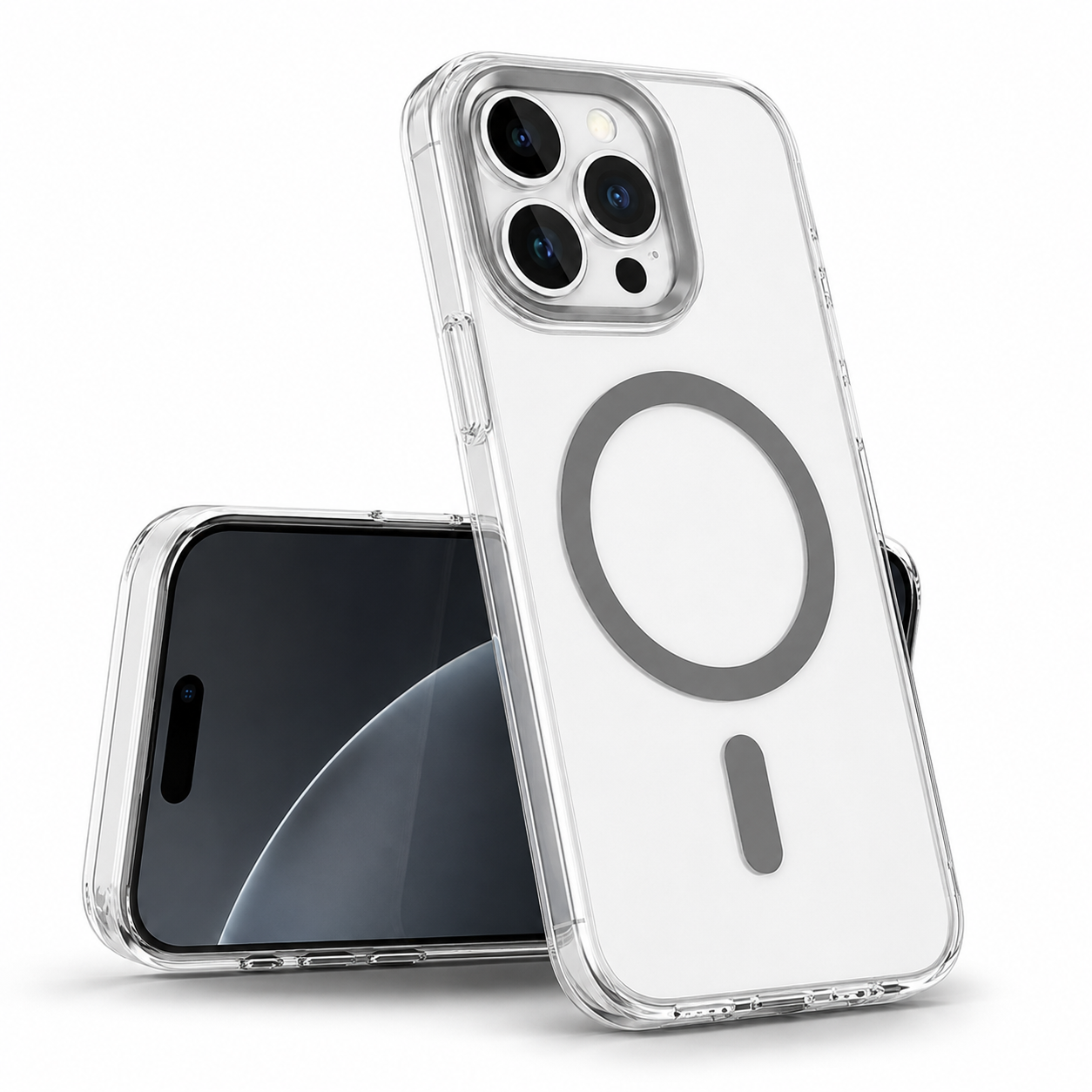 Grey iPhone 16 Pro Max case Canada with premium MagSafe protection
