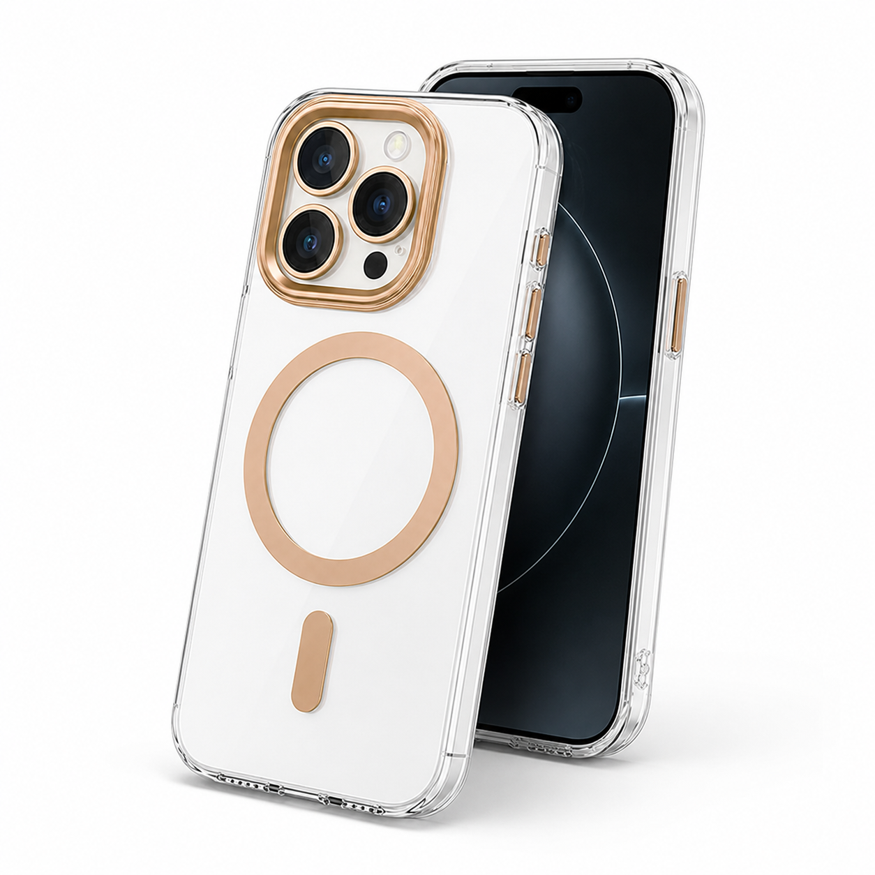 Gold iPhone 16 Pro Max case Canada with premium MagSafe protection
