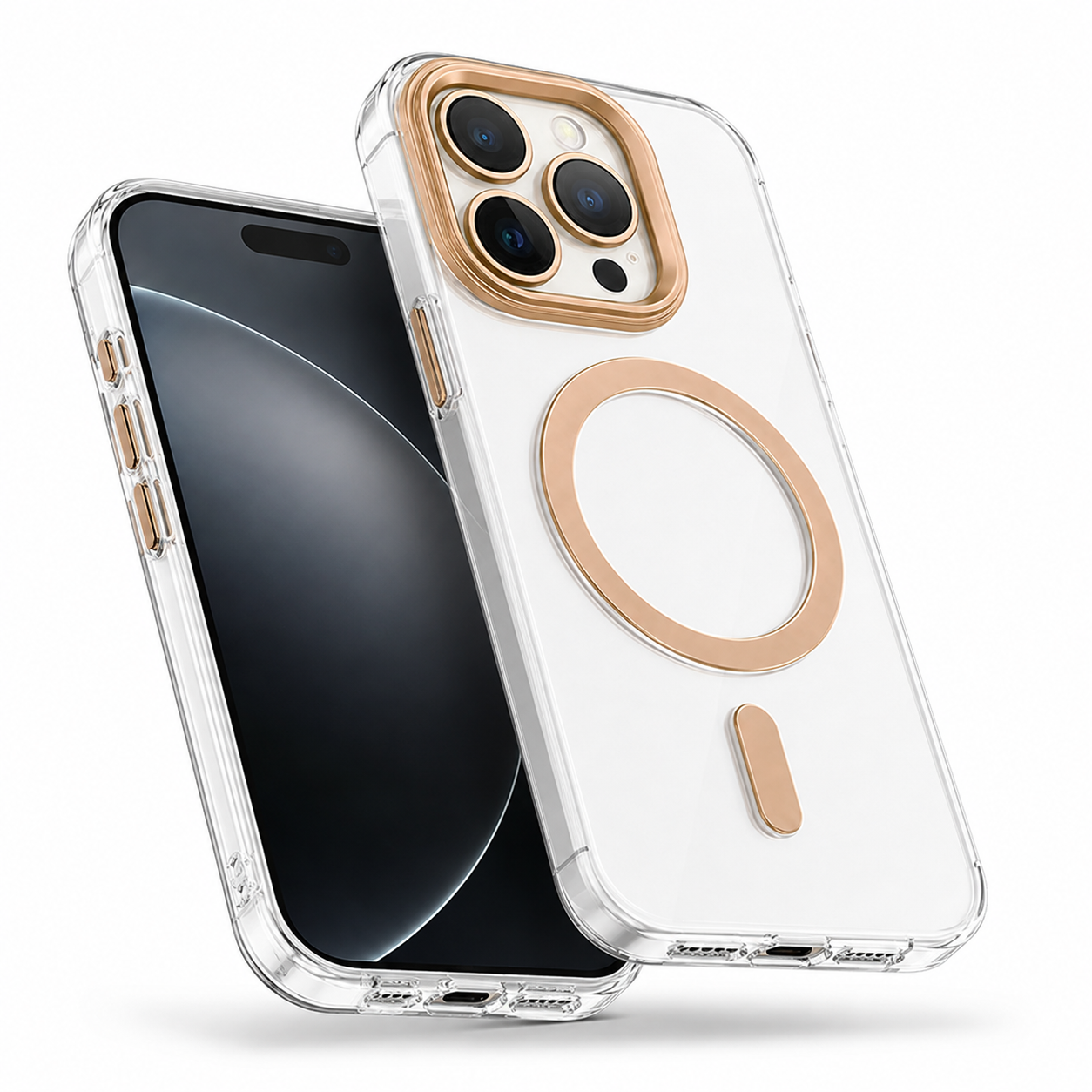 Gold Spectra protective phone cover for Apple iPhone 16 Pro Max
