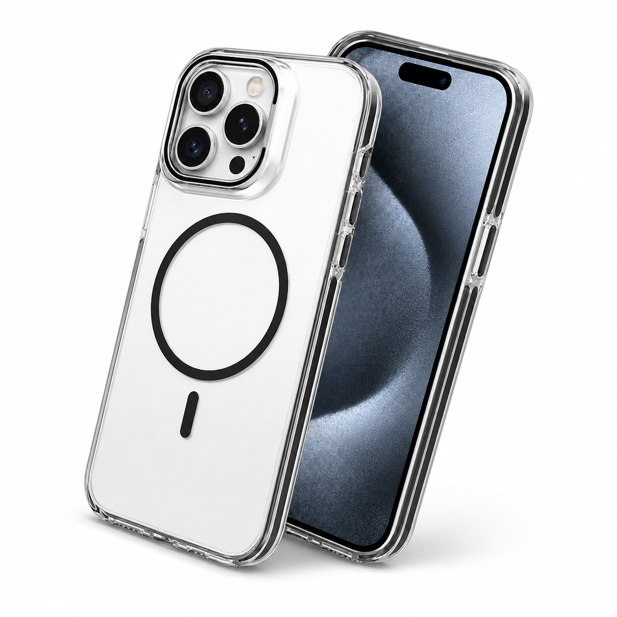 Black iPhone 16 Pro Max case Canada with MagSafe and built-in stand

