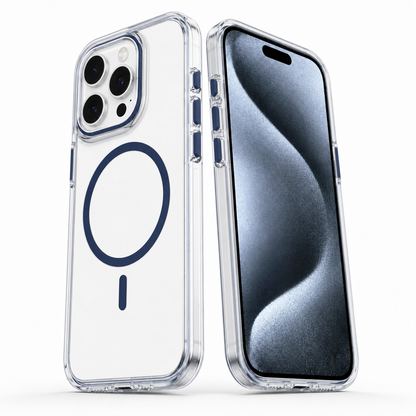 Dark Blue crystalline protective phone cover for Apple iPhone 16 Pro Max
