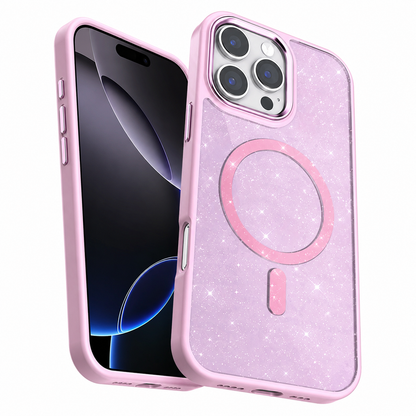 Pink glitter protective phone cover for Apple iPhone 16 Pro Max
Buy iPhone cases online Canada – 