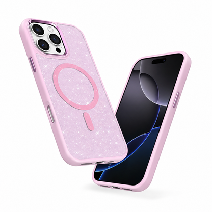
Pink MagSafe iPhone 16 Pro Max cover with shockproof camera protection