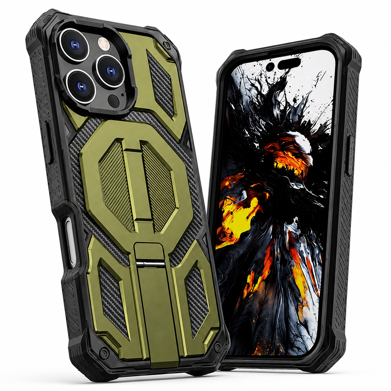 Mobile accessories Canada – Green MagSafe Outrider iPhone case
