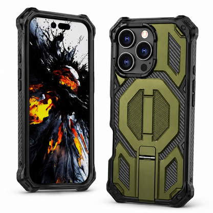 Green Outrider shockproof phone cover for Apple iPhone 16 Pro Max
