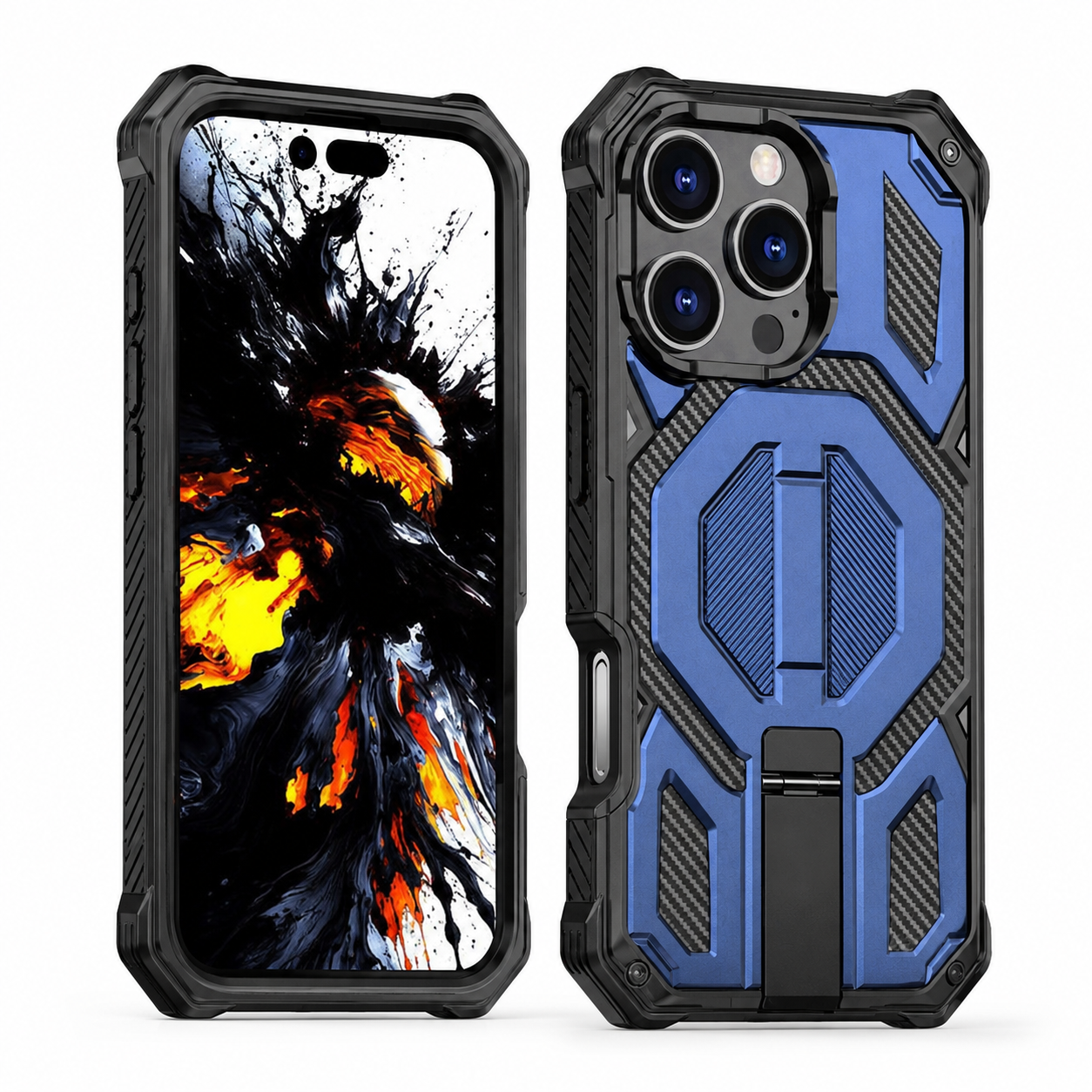 Buy mobile covers online Canada – Blue MagSafe Outrider case
