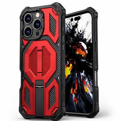 Red iPhone 16 Pro Max case Canada with rugged MagSafe protection
