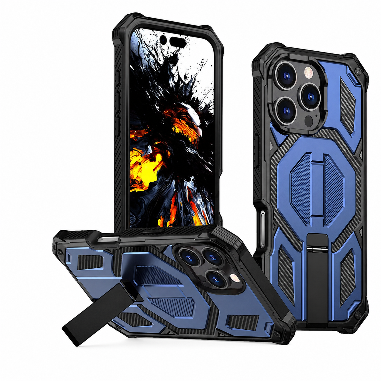 Blue MagSafe Outrider Case for Apple iPhone 16 Pro Max
