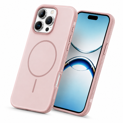 iPhone 16 Pro Max Rose Gold MagSafe protective phone case
