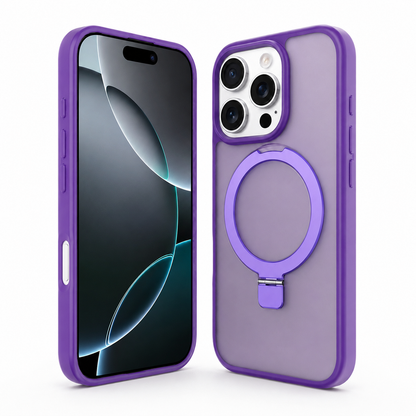 MagSafe Robust Stand Case Apple iPhone 13 Pro - Deep Purple - side profile product view