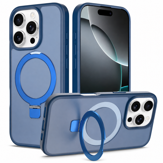 MagSafe Robust Stand Case Apple iPhone 15 Pro Max - Navy - main product view