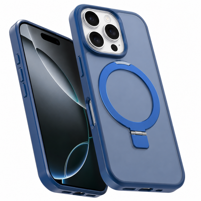 MagSafe Robust Stand Case Apple iPhone 13 Pro Max - Navy - close-up design view