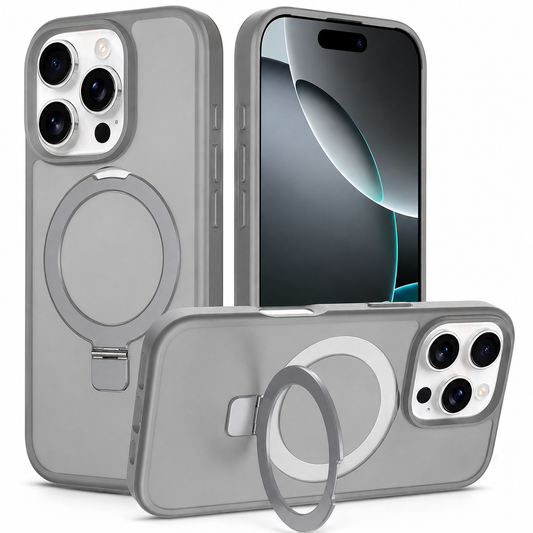 MagSafe Robust Stand Case Apple iPhone 15 Pro - Grey - main product view