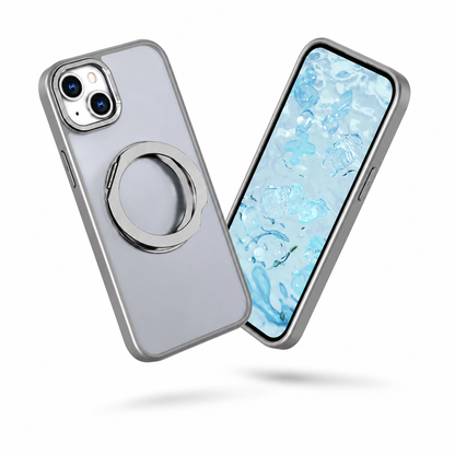 MagSafe Tilt Ring Stand Case for Apple iPhone 15 - Grey
