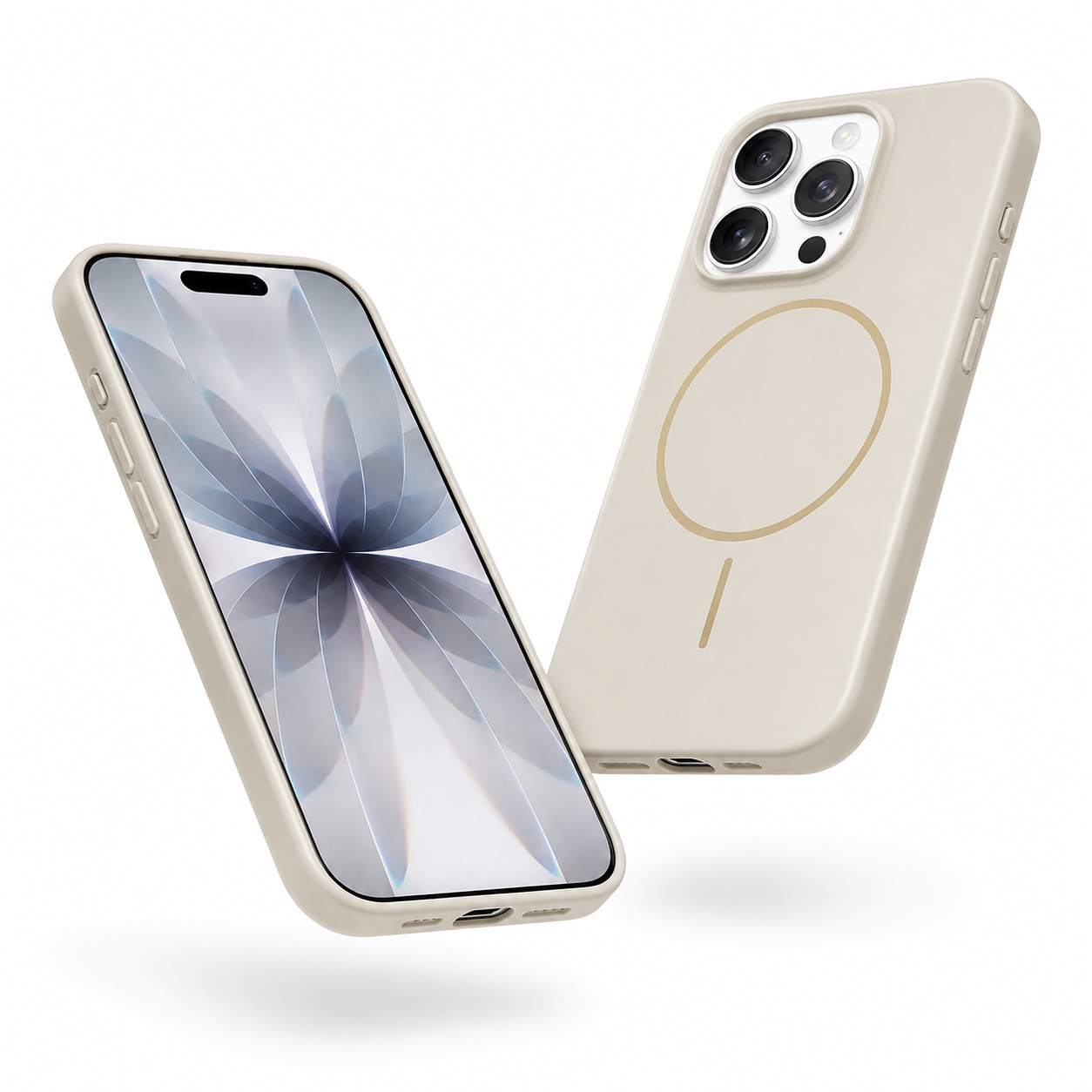Starlight magnetic silicone case with MagSafe for iPhone 16 Pro Max