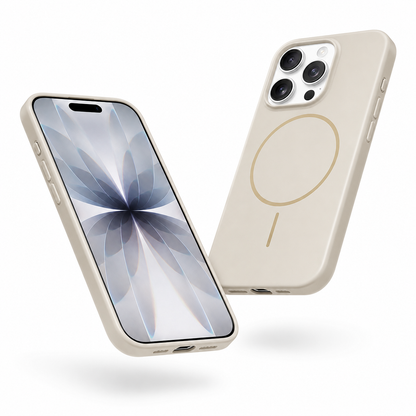 Starlight magnetic silicone case with MagSafe for iPhone 16 Pro Max