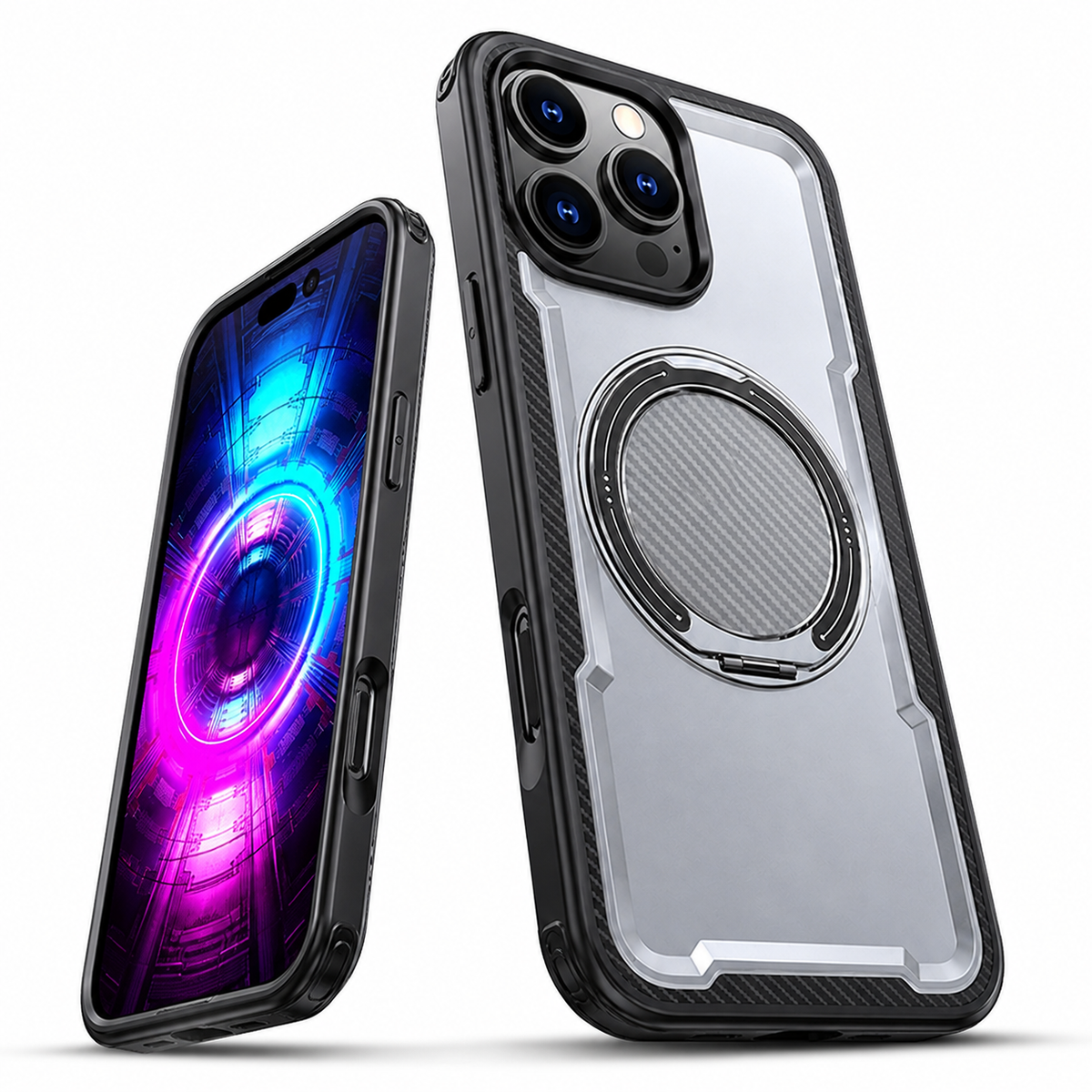 Magsafe Covert Case Apple iPhone 14 Pro Max - Grey - close-up design view