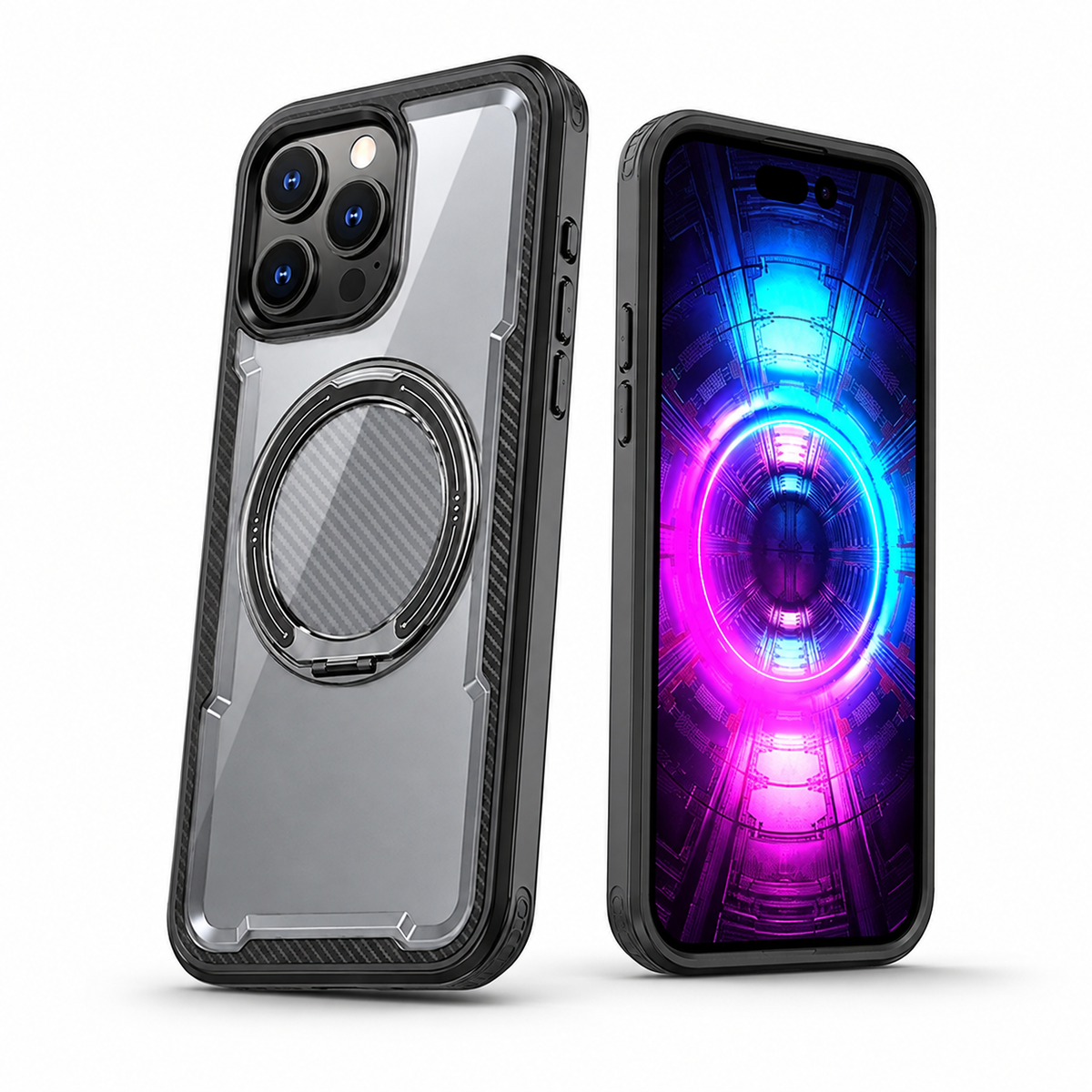 Magsafe Covert Case Apple iPhone 13 Pro - Grey - side profile product view