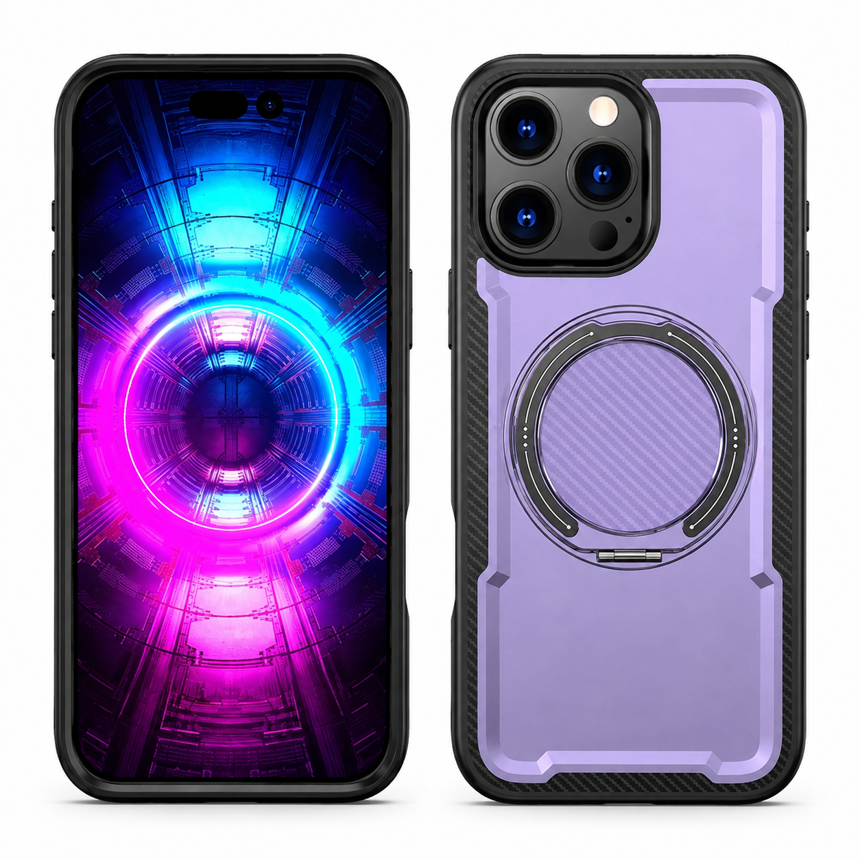 Apple iPhone 16 Pro Max purple MagSafe protective phone case
