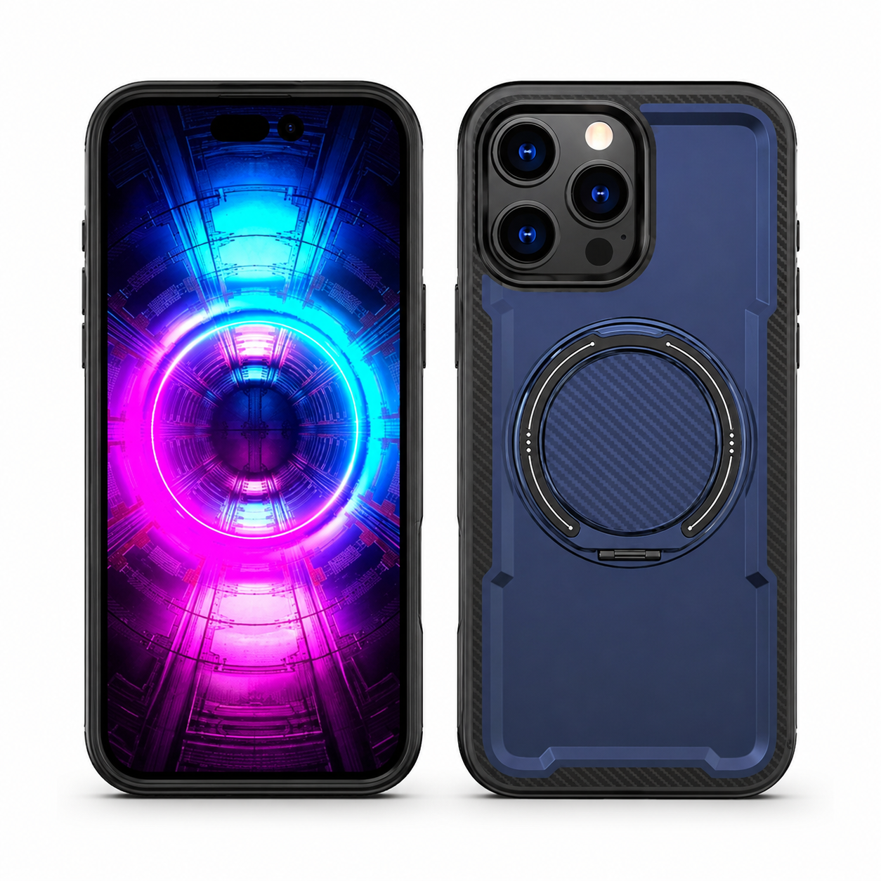 Apple iPhone 16 Pro Max navy MagSafe protective phone case
