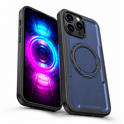 Navy magnetic Covert case for iPhone 16 Pro Max
