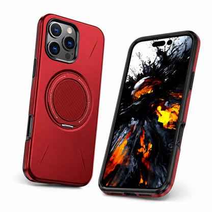 MagSafe Forge Ring Case Apple iPhone 13 Pro Max - Red - angled product view