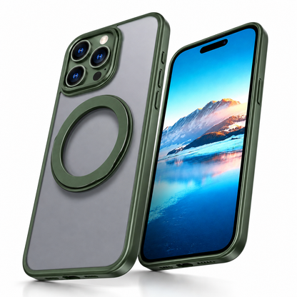 MagSafe Tilt Ring Stand Case Apple iPhone 14 Pro - Green - close-up design view