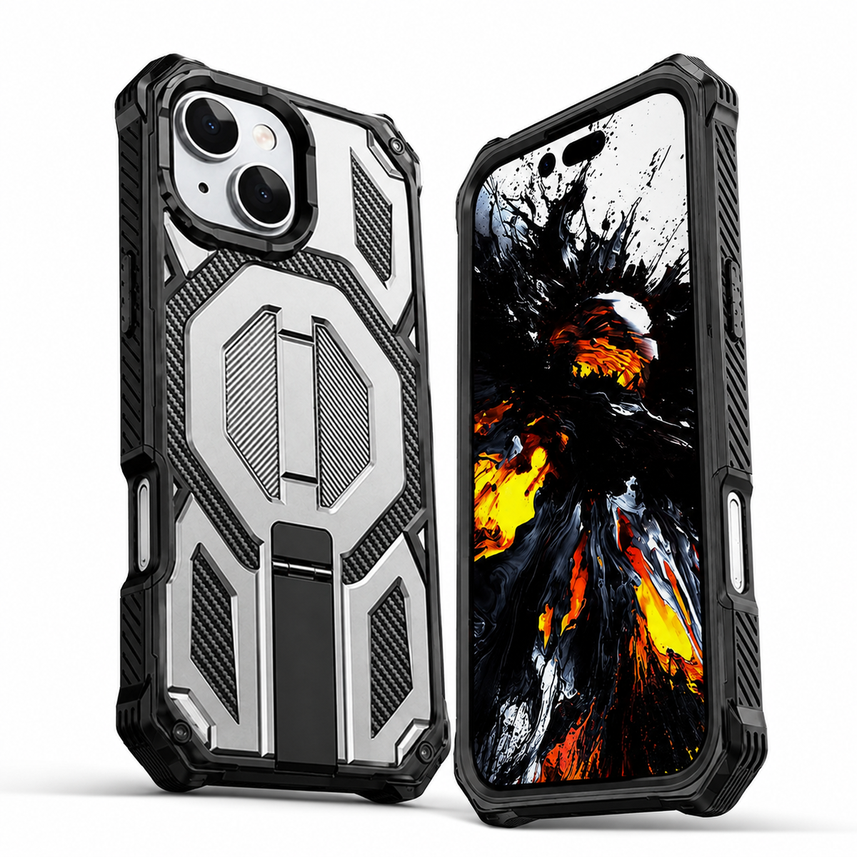 Durable MagSafe compatible rugged case for Apple iPhone 14 everyday protection