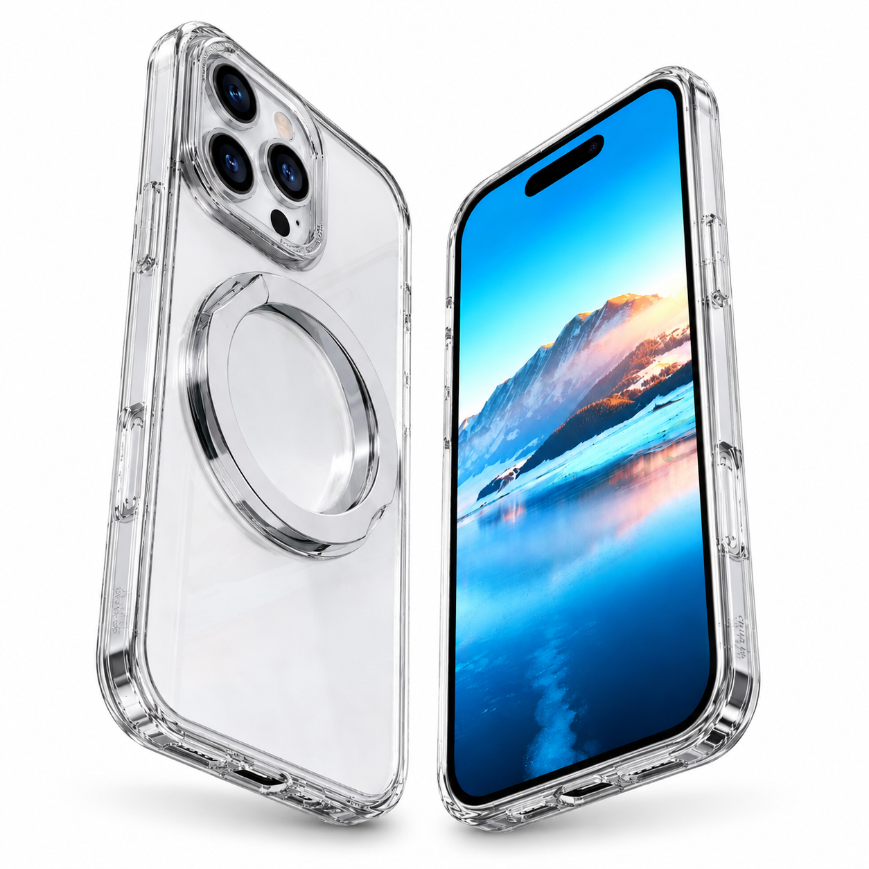 Durable Silver MagSafe phone case for iPhone 16 Pro Max Canada
