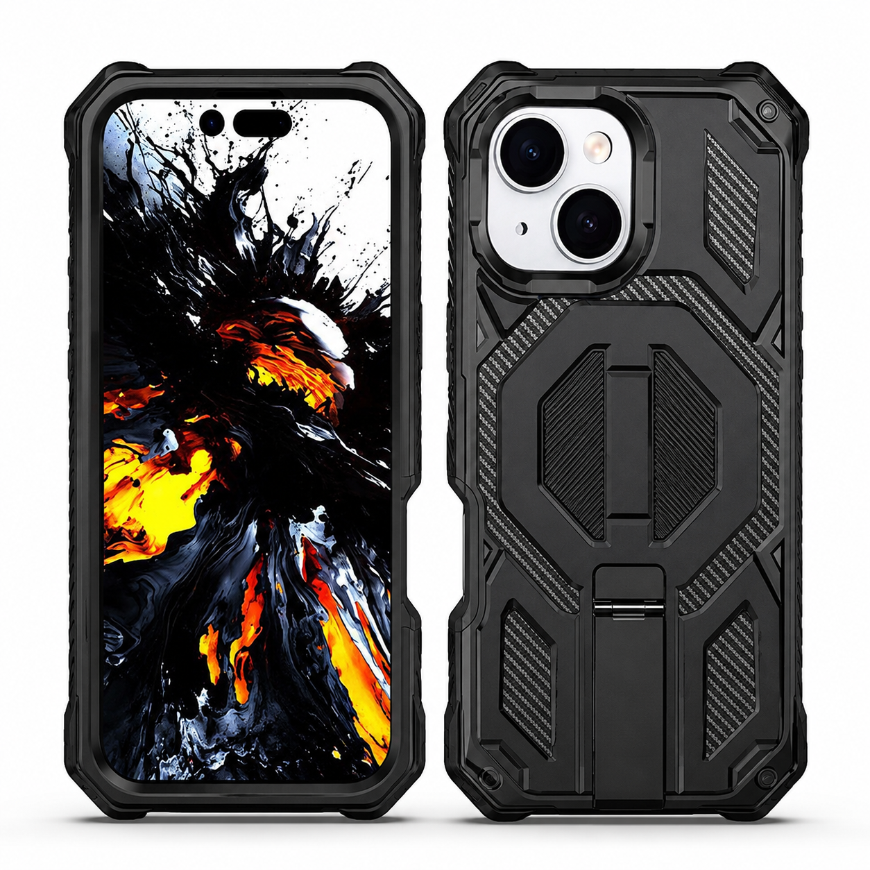 Rugged MagSafe Outrider Case for Apple iPhone 14 with shockproof protection