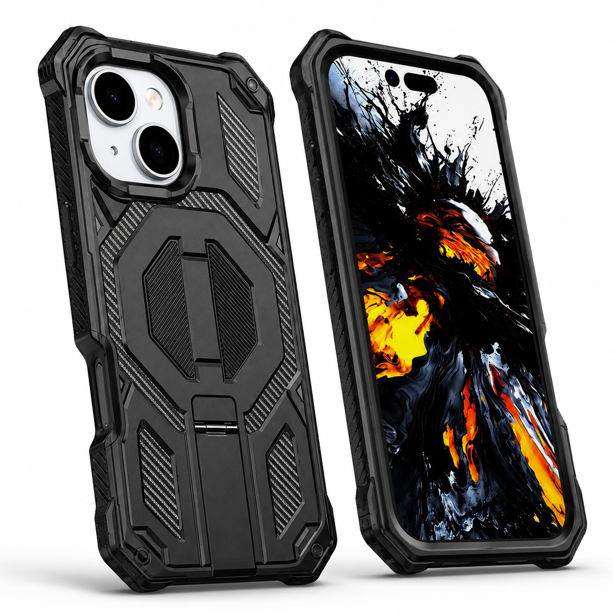 Heavy duty MagSafe Outrider phone case for iPhone 14 with drop protection