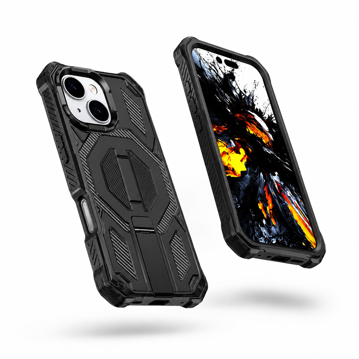Apple iPhone 13 rugged MagSafe protective case with durable raised edges