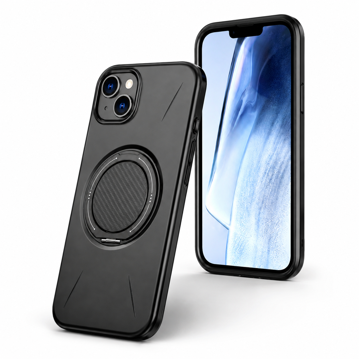 Durable MagSafe Forge Ring iPhone 14 case with kickstand and everyday drop protection