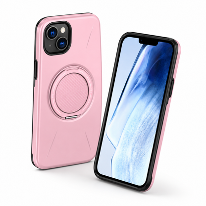 Rugged MagSafe Forge Ring Case for Apple iPhone 15 with durable shockproof protection