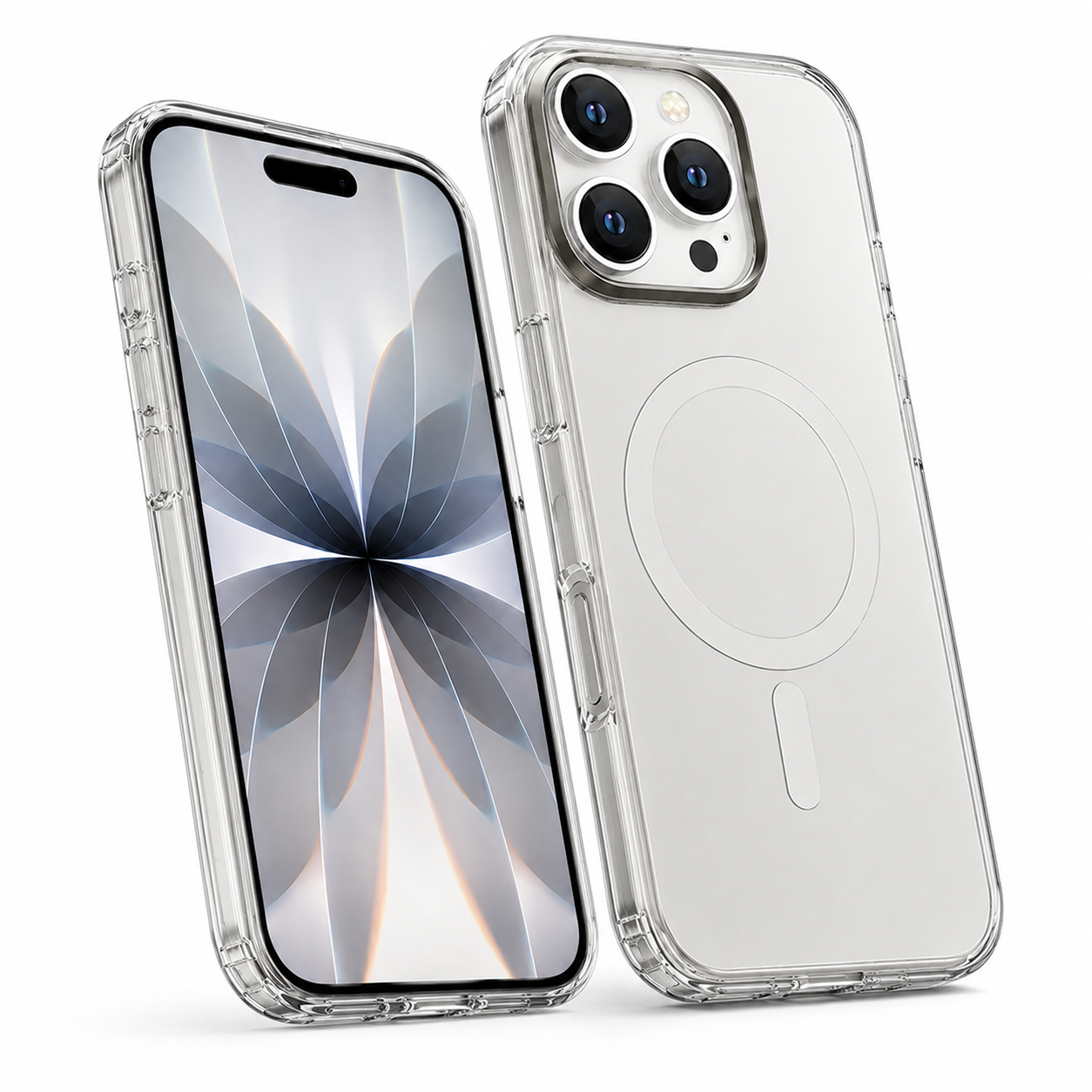 iPhone 16 Pro Max White MagSafe Airloop protective phone case
