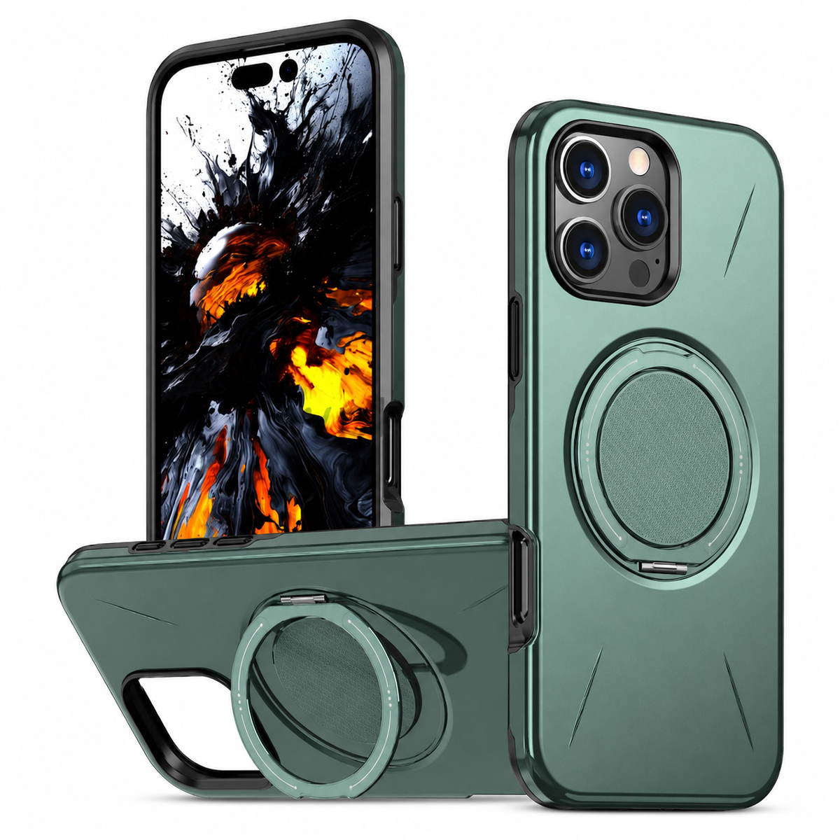 MagSafe Forge Ring Case Apple iPhone 14 Pro Max - Green - main product view