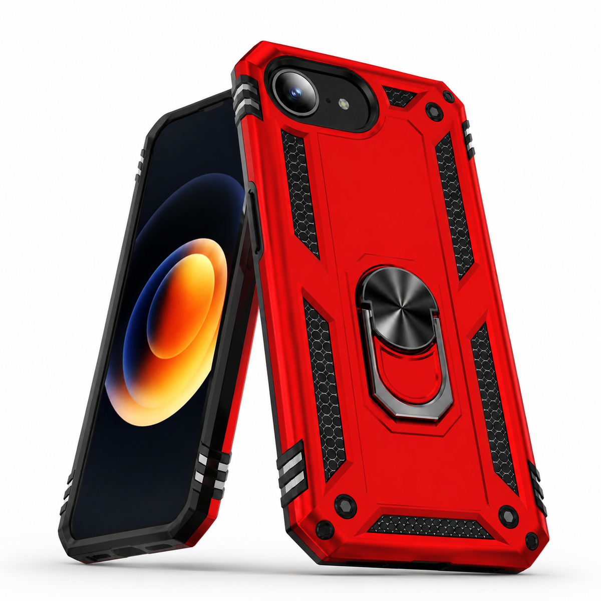 Red iPhone case Canada with rugged shockproof protection
