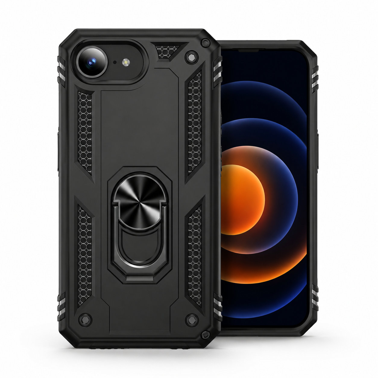 Black Anti-Drop Hybrid Case for Apple iPhone 17e and iPhone 16e