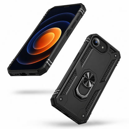 Black anti-drop protective phone cover for iPhone 17e and iPhone 16e
