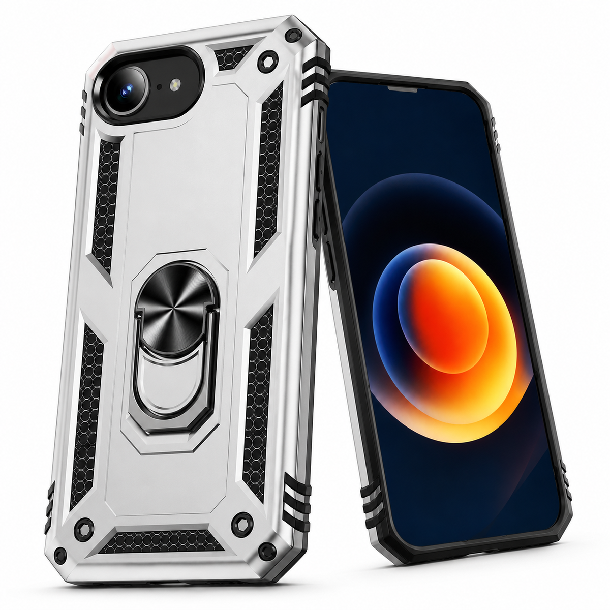 Durable phone cases Canada – Grey anti-drop hybrid iPhone cover
