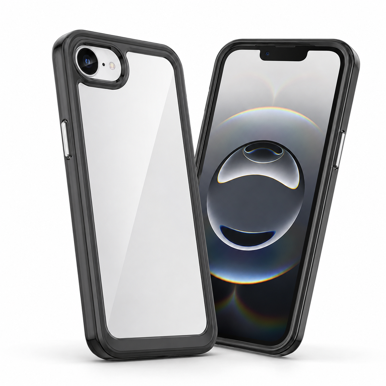 Acrylic Shockproof Case for Apple iPhone 17e / 16e - Black