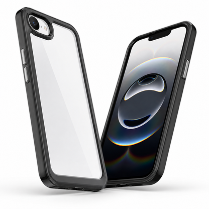Acrylic Shockproof Case for Apple iPhone 17e / 16e - Black