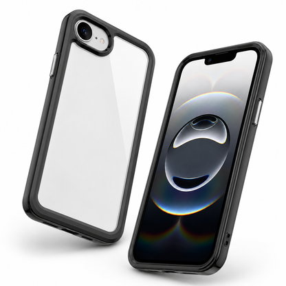 Acrylic Shockproof Case for Apple iPhone 17e / 16e - Black